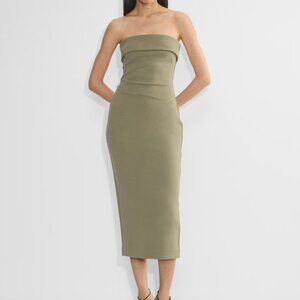 Babaton FigureKnit™ Eyecatcher Dress | Limited Edition — Sundried Olive